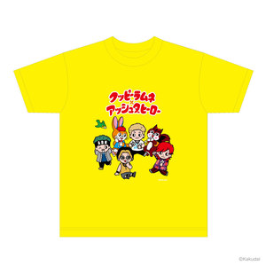 アッシュダヒーロー × クッピーラムネ Tシャツ 【イエロー】