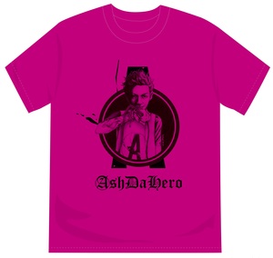ASH DA HERO × YOICHIRO コラボ Tシャツ ホットピンク
