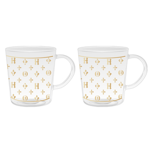 PAIR MUGS (HEAT RESISTANT)